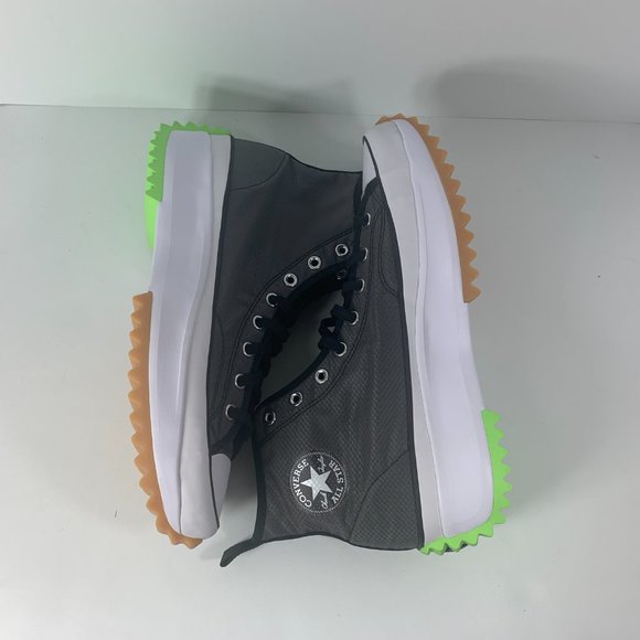 CONVERSE RUN STAR HIKE Men’s Size 13 CONCRETE HEAT BLACK / Ghost Green 167852C - Picture 10 of 11